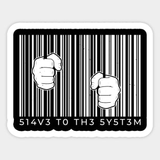 Barcode Prison Sticker